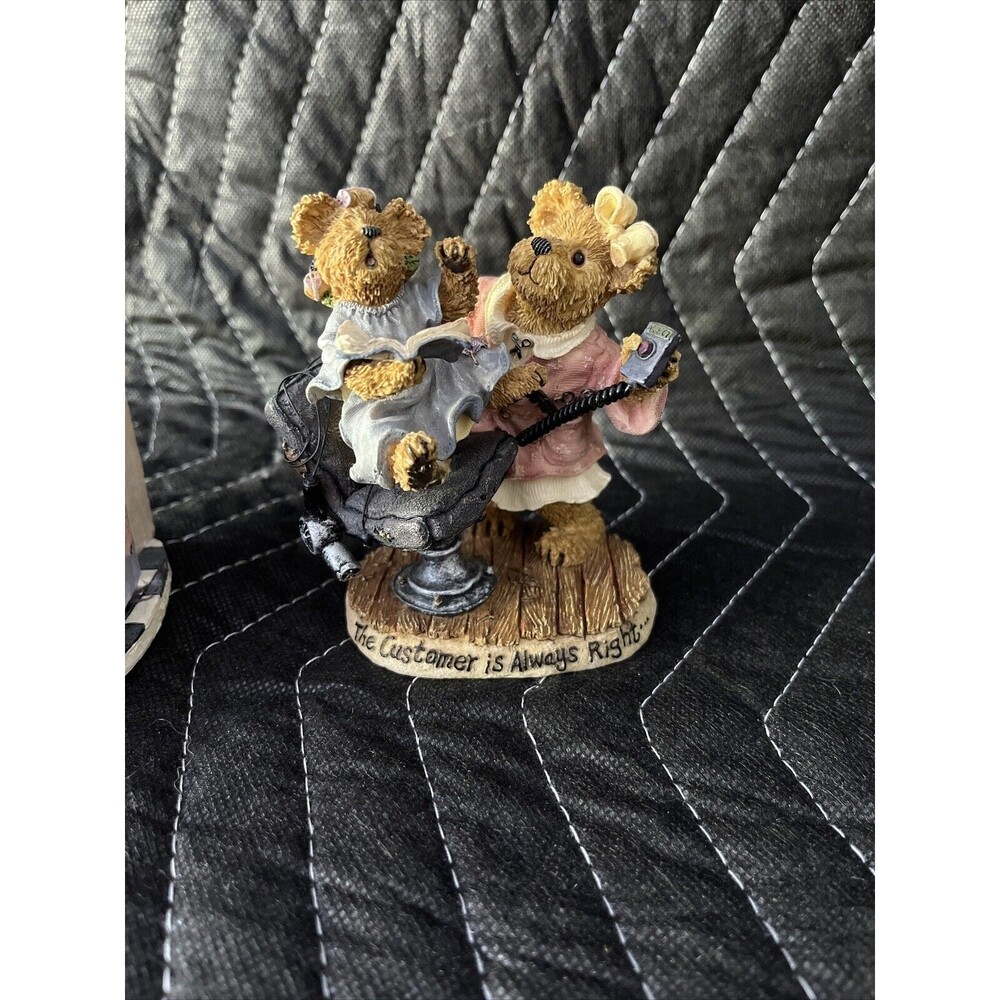 Boyds Bear Bearstone Alice Clipenship With Pita No Change Figurine 227774 - Picture 2 of 2